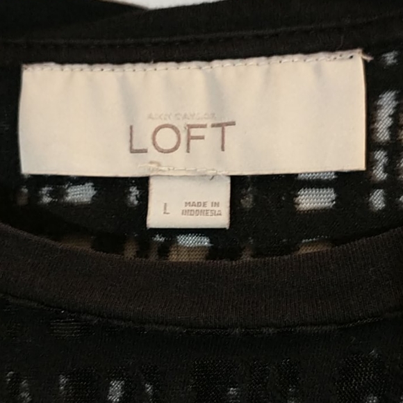 Black Mesh Shirt (size L) - Picture 3 of 4